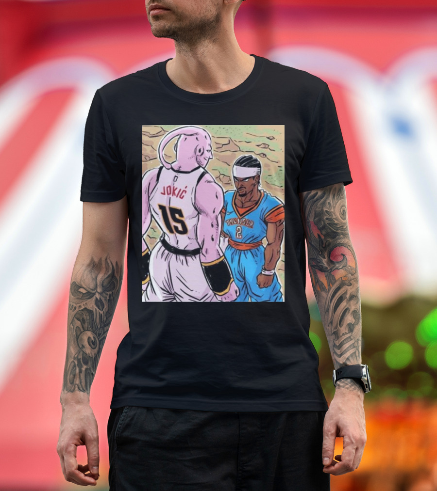 Nikola Jokic 15 Vs Shai Thunder 2 Epic Showdown 2025 T-Shirt