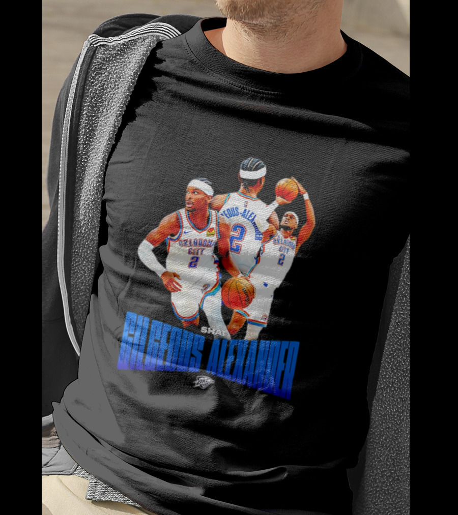 Oklahoma City Thunder Shai Gilgeous-Alexander 2 Basketball Jersey T-Shirt