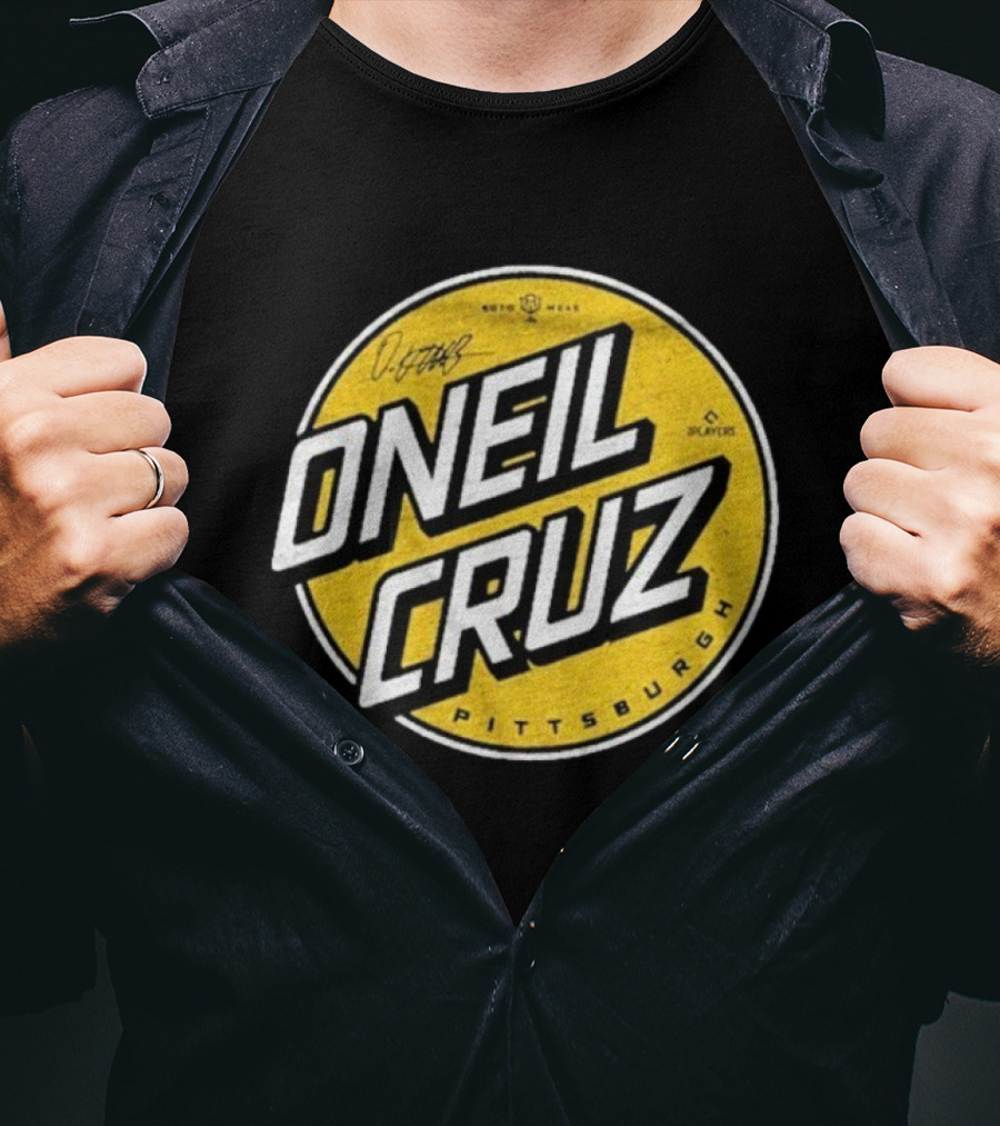 Oneil Cruz Pittsburgh Pirates Moto Wear Players Circle T-Shirt