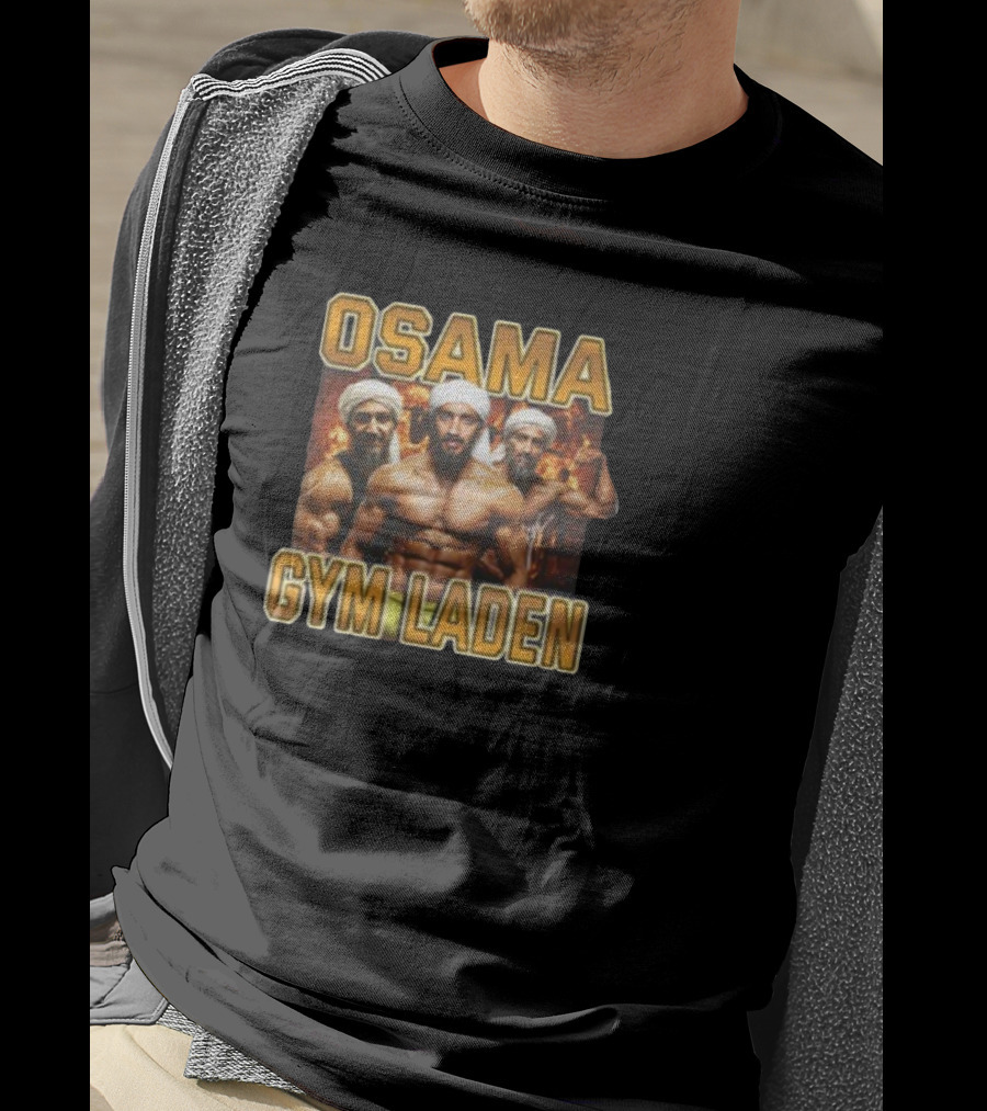 Osama Gym Laden Lifting T-Shirt