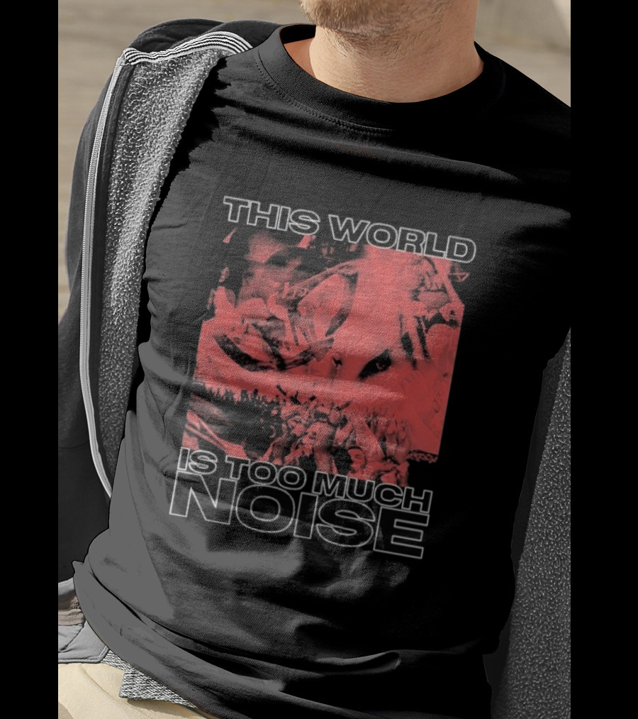 This World Is Too Much Noise Rise Against Concert Imagery T-Shirt