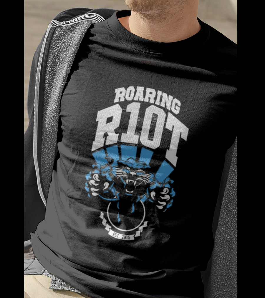 Roaring R1OT Blue Panther 2025 T-Shirt