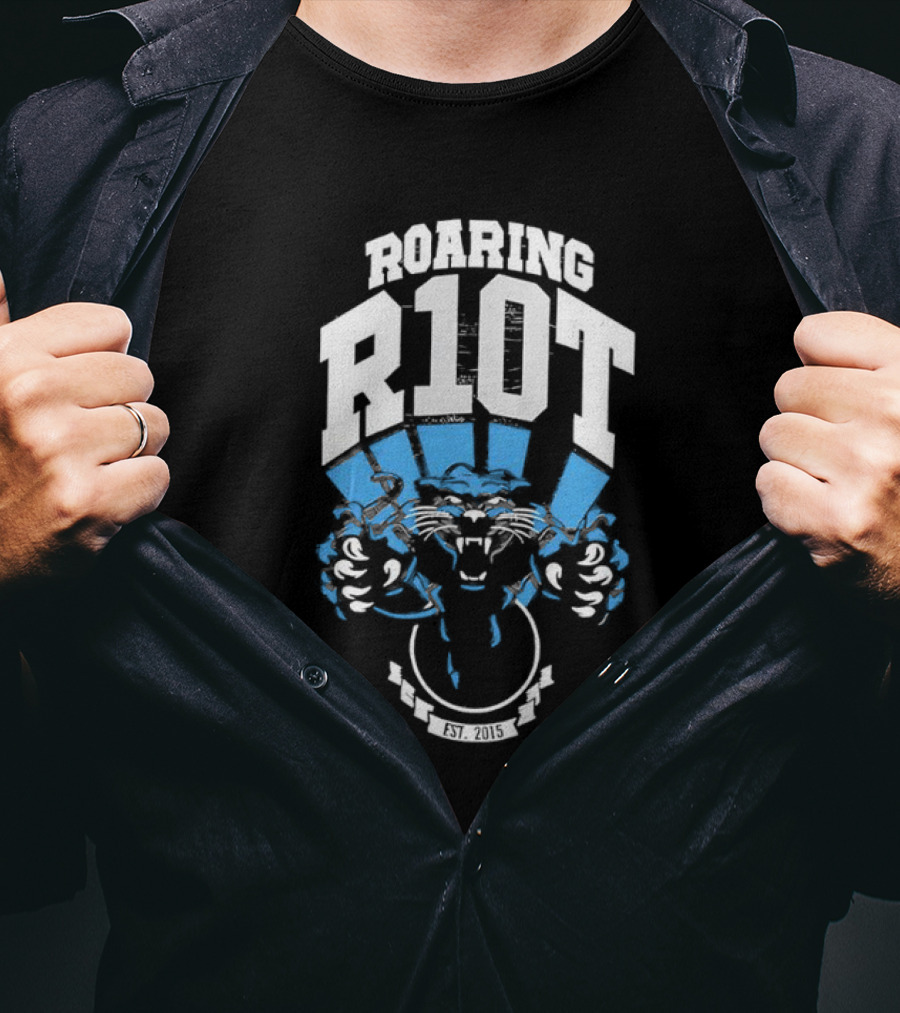 Roaring R1OT Blue Panther 2025 T-Shirt