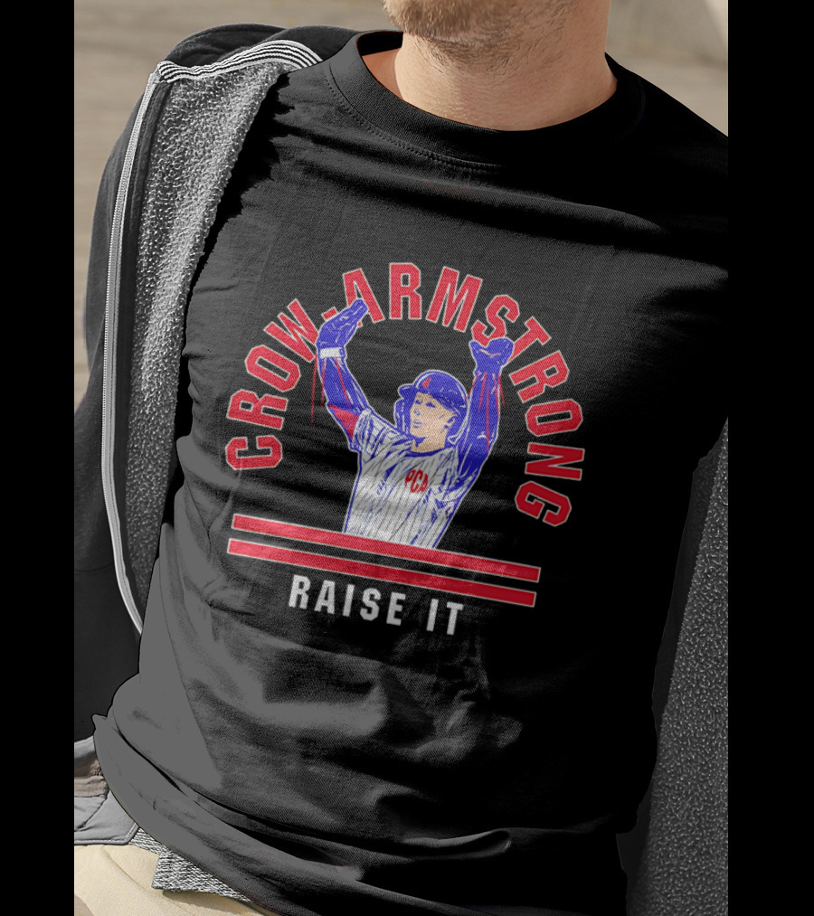Crow-Armstrong PCA Raise It Baseball Victory Icon T-Shirt