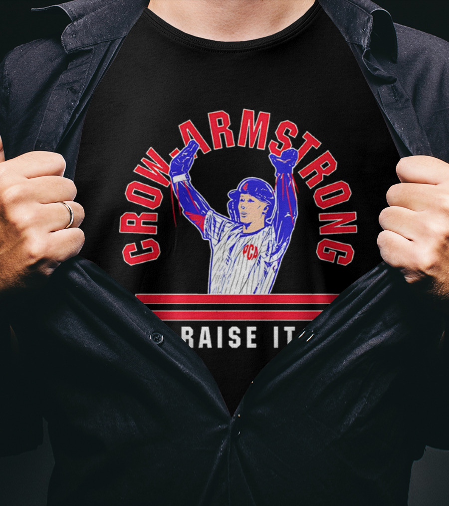 Crow-Armstrong PCA Raise It Baseball Victory Icon T-Shirt