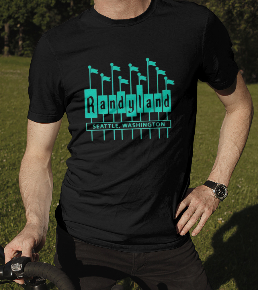 Randyland Seattle Washington Flags T-Shirt