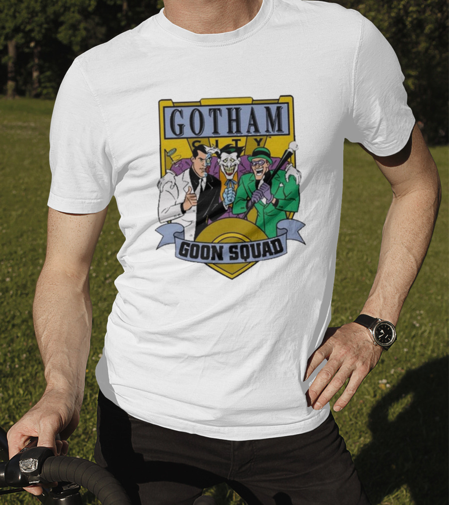 Gotham City Goon Squad Joker Riddler Trios T-Shirt