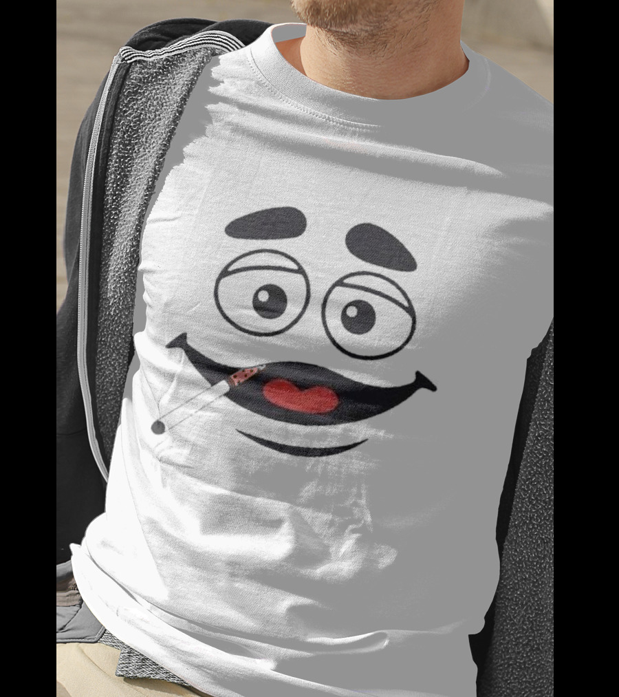 Grimace Monster Smoking T-Shirt