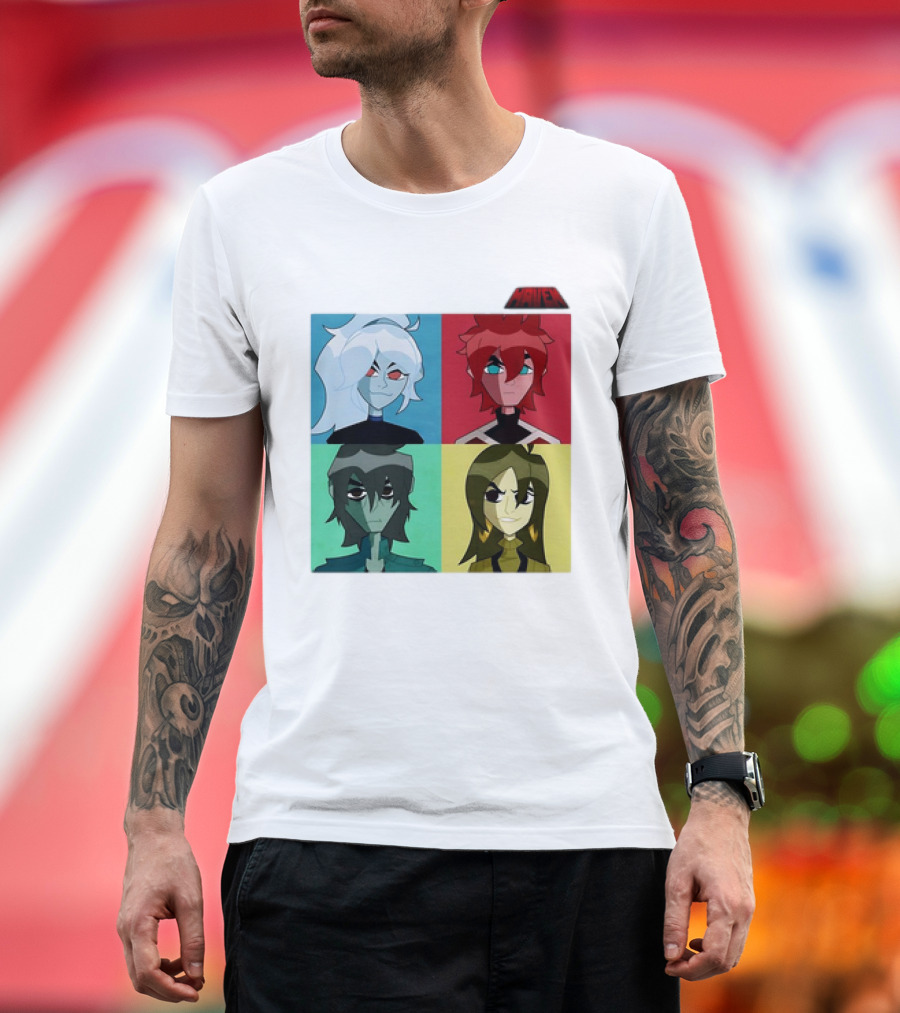 HAVEN Character Cast Art Style with Four Characters T-Shirt