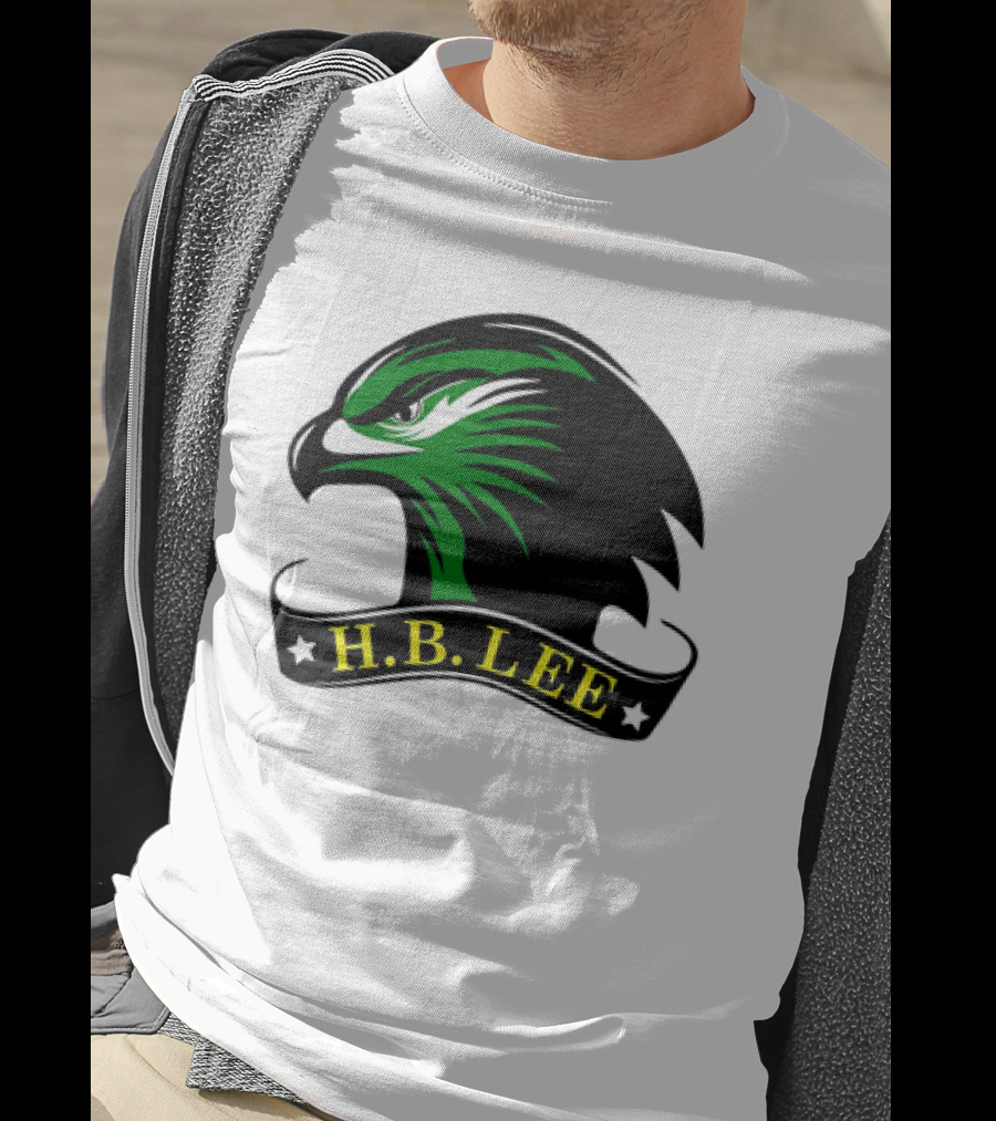H.B. Lee Green Eagle Emblem T-Shirt