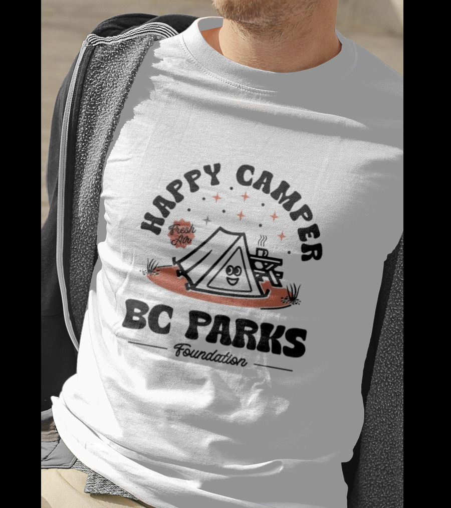 Happy Camper Fresh Air BC Parks T-Shirt