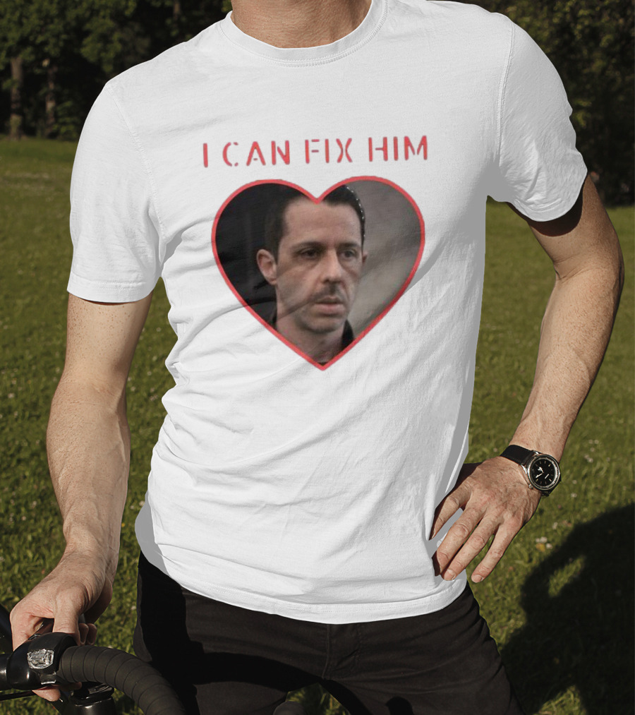 I Can Fix Him Kendall Roy Heart Outline Fan Merch T-Shirt