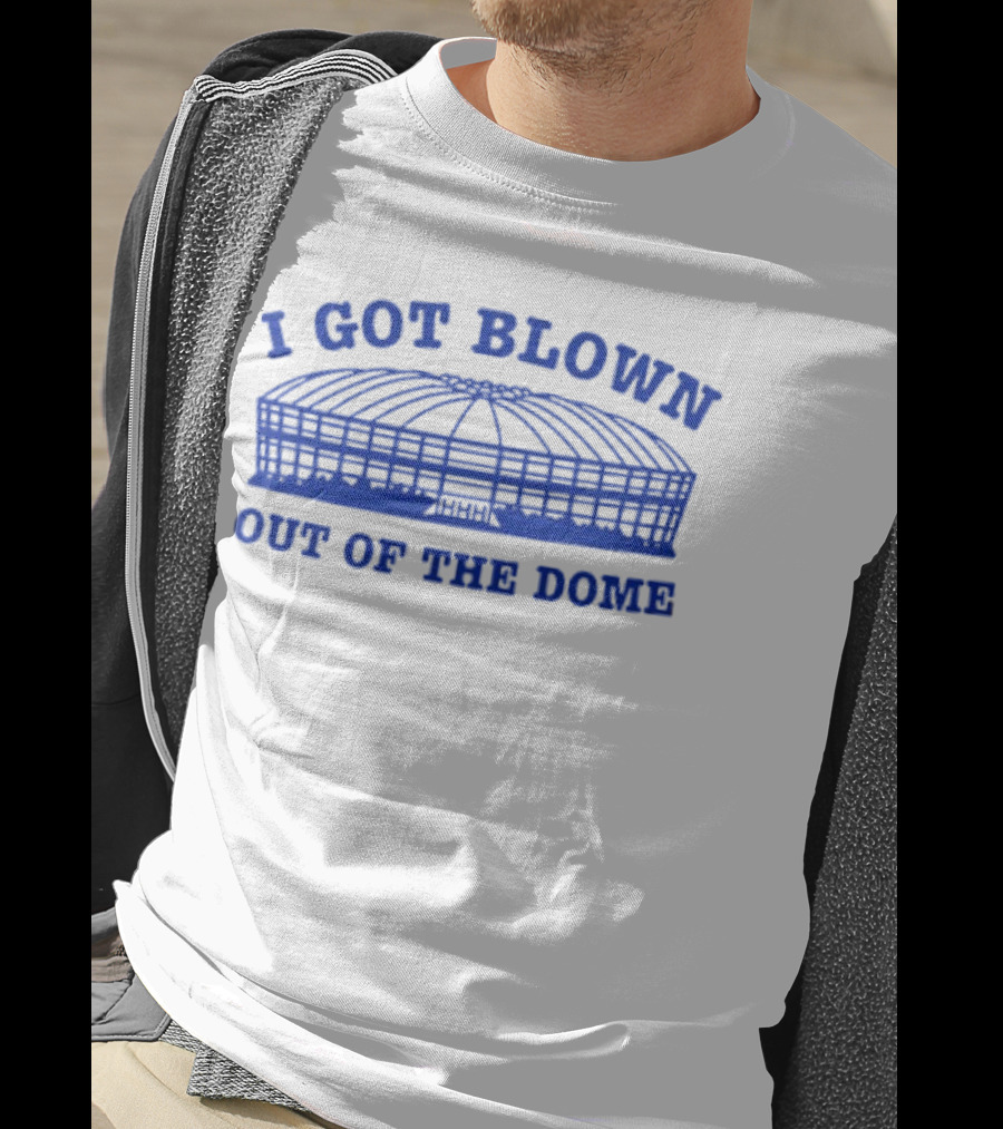 I Got Blown Out Of The Dome Stadium Illustration T-Shirt
