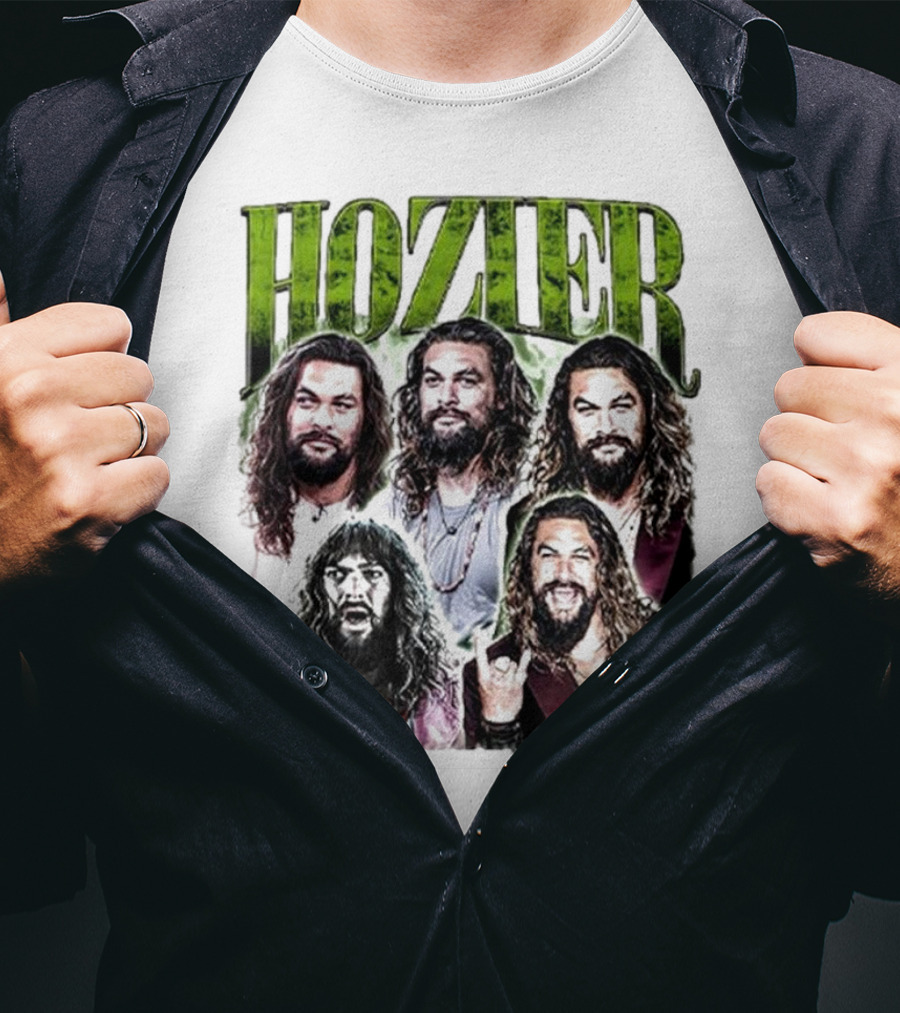 Hozier Jason Momoa Collage T-Shirt
