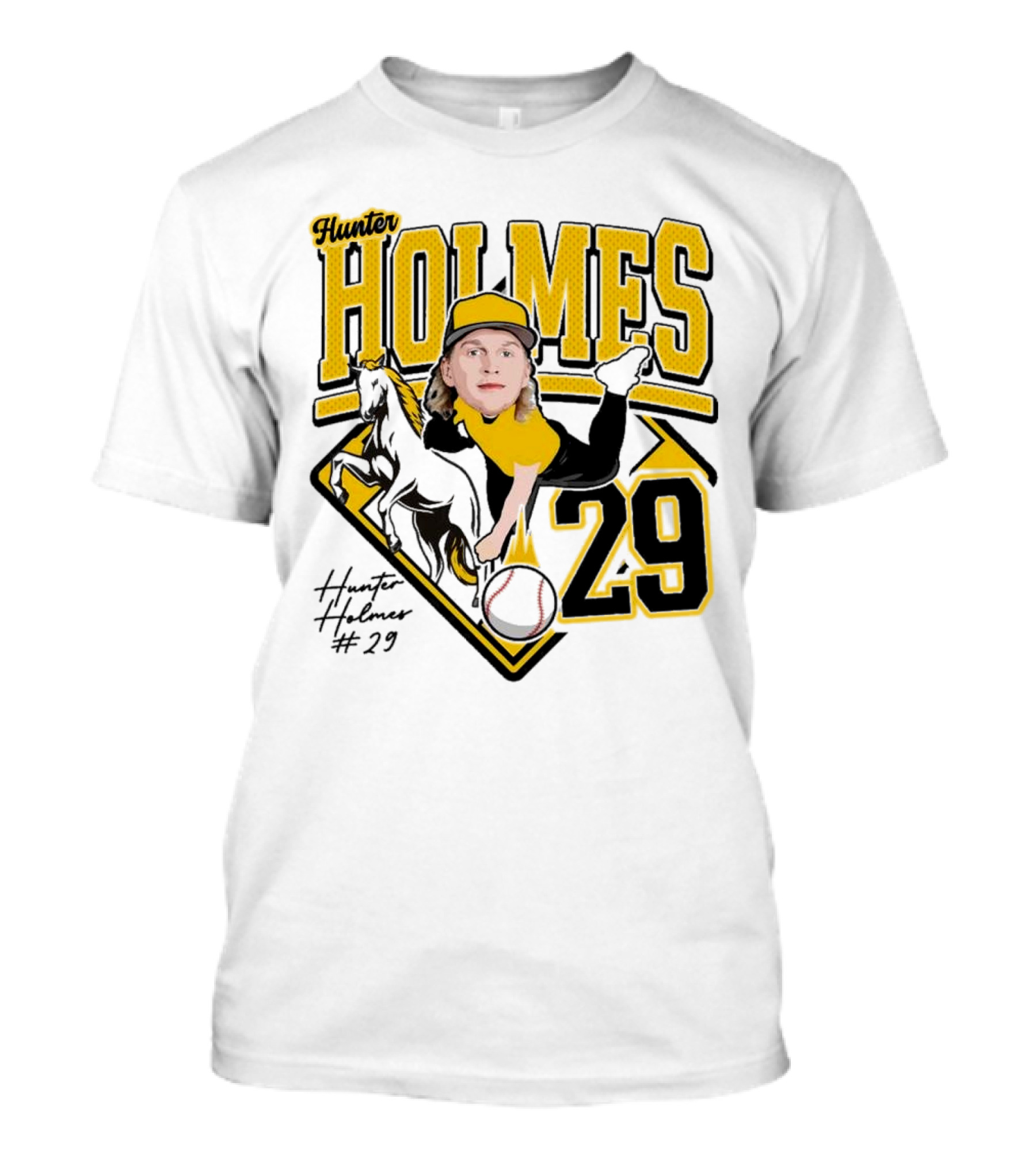 Hunter Holmes 29 Baseball 2025 T-Shirt