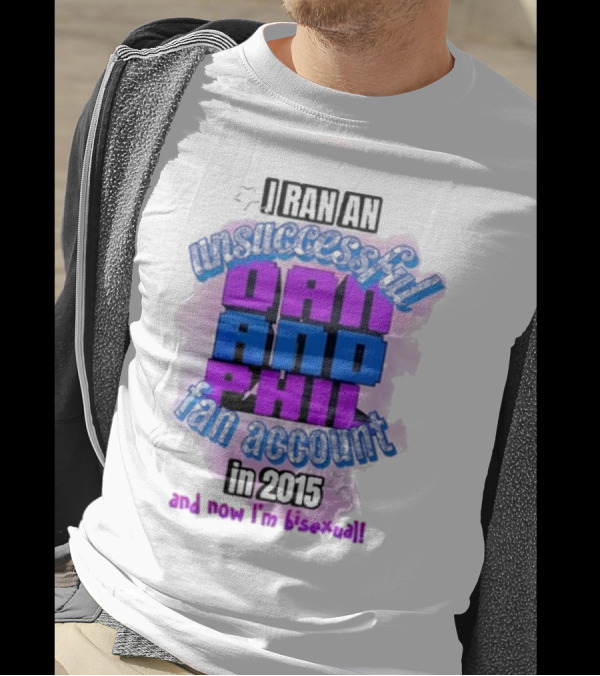 Dan And Phil Unsuccessful Fan Account 2023 Bisexual Highlight T-Shirt