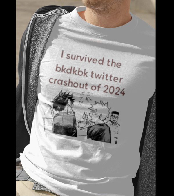 I Survived The Bkdkbk Twitter Crashout Of 2024 Silhouette Scene T-Shirt