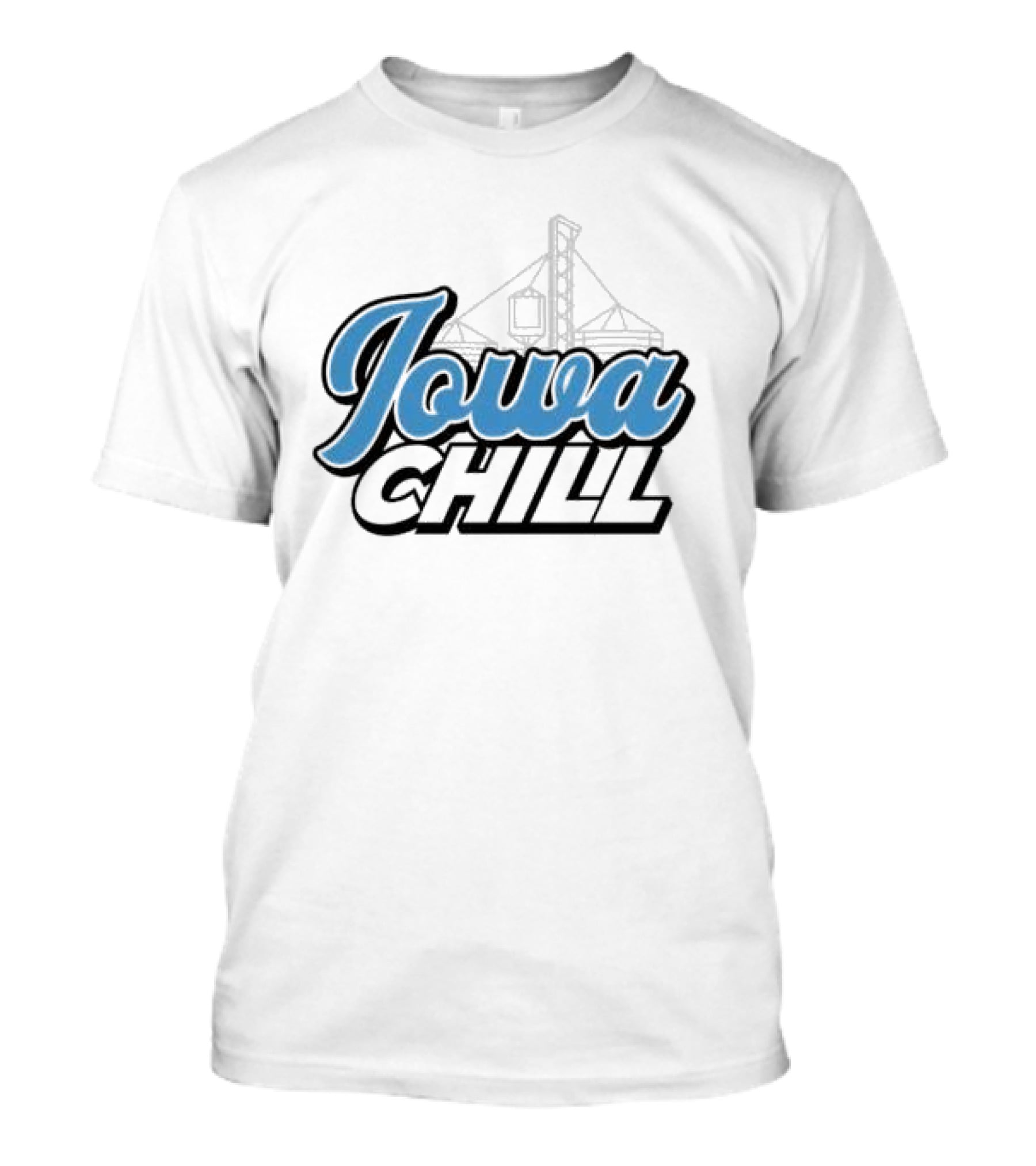 Iowa Chill Beer Coors-Inspired Retro Style T-Shirt