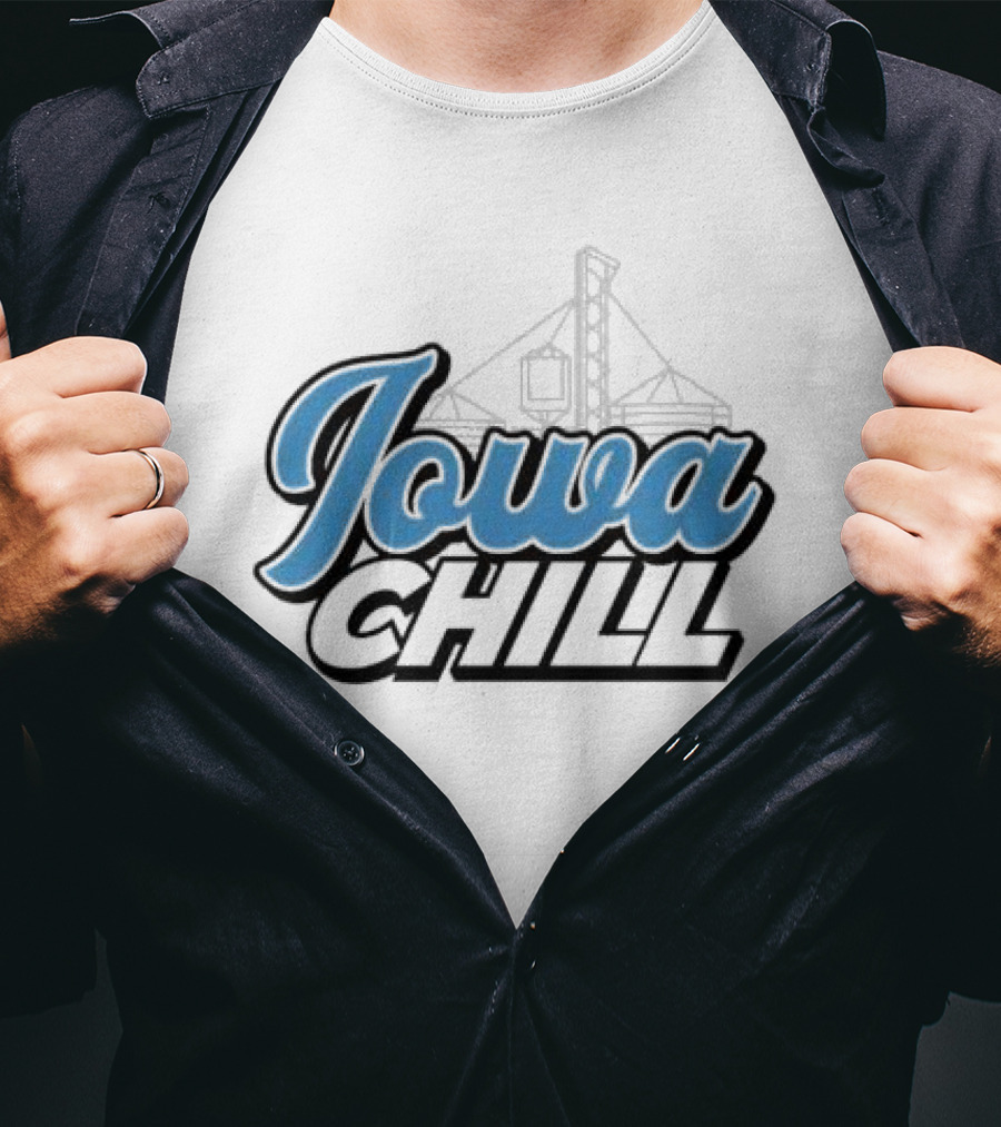 Iowa Chill Beer Coors-Inspired Retro Style T-Shirt