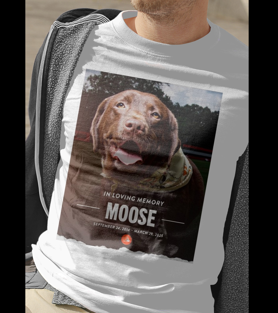 Cleveland Browns NFL In Loving Memory Moose September 24 2014 March 29 2025 Hard Knocks Star T-Shirt