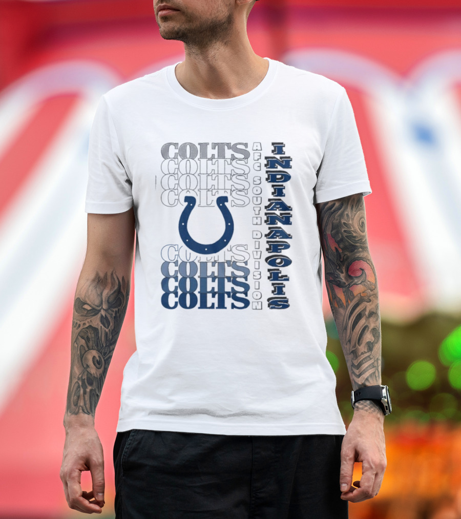 Indianapolis Colts AFC South Division Classic Colts Branding T-Shirt