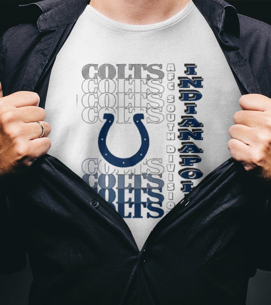 Indianapolis Colts AFC South Division Classic Colts Branding T-Shirt