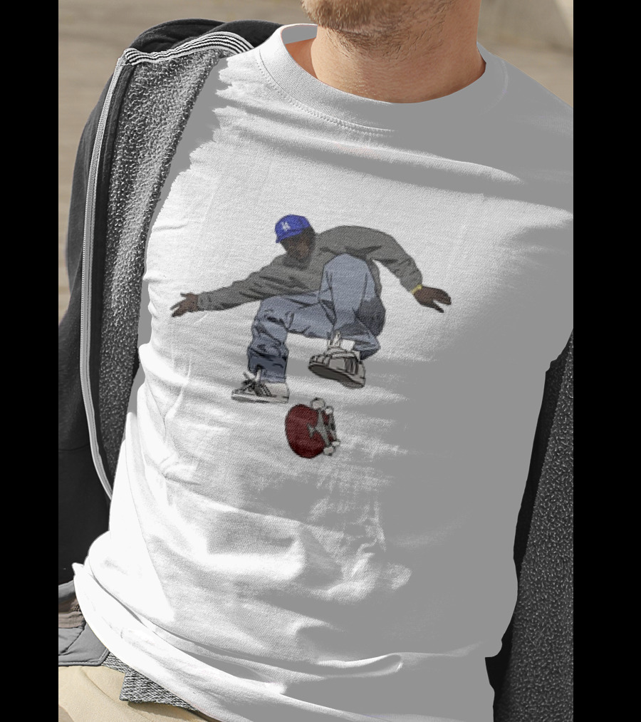 Kareem Campbell World Skateboards 90s Iconic Skateboarding Trick T-Shirt
