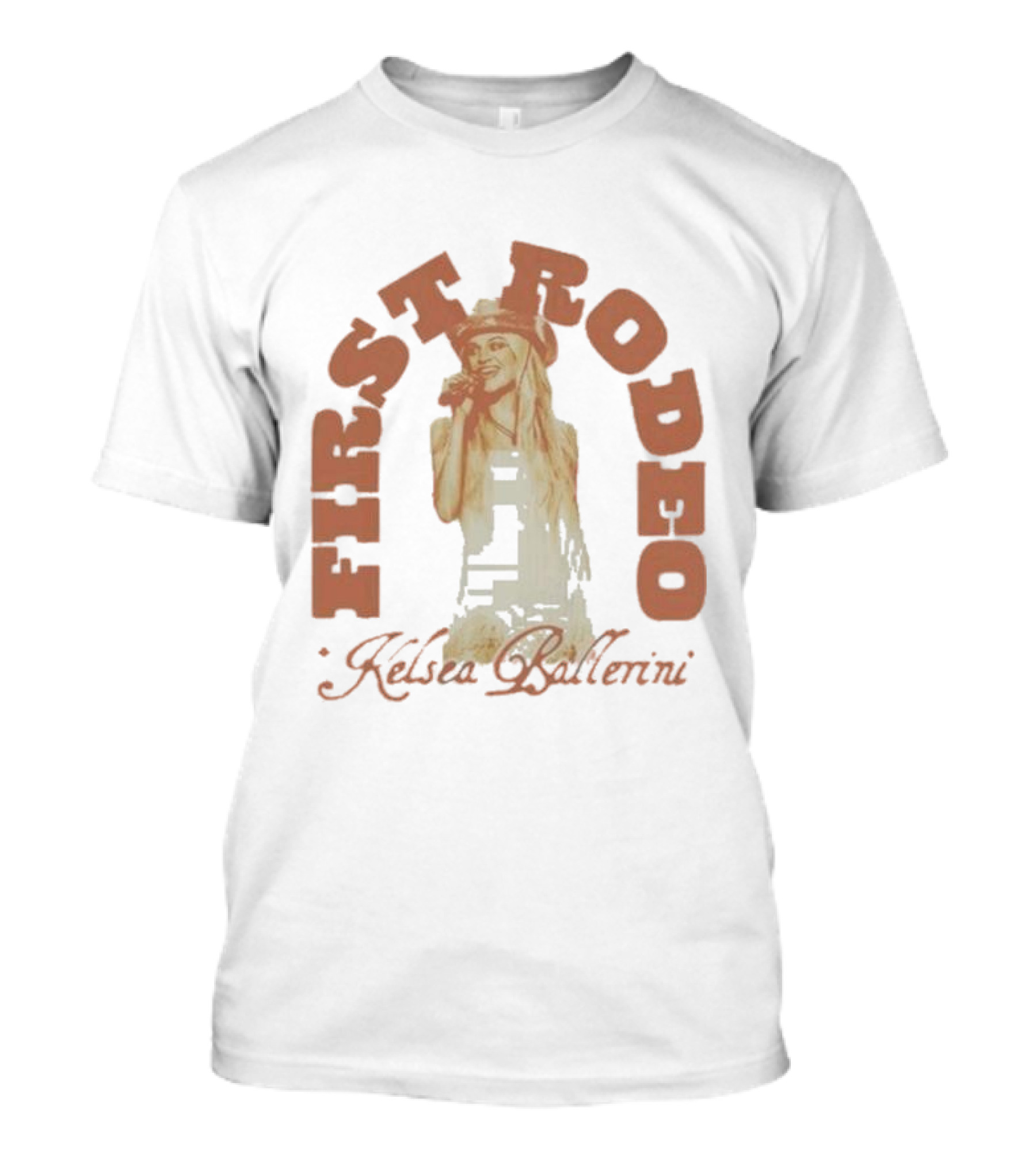 Kelsea Ballerini First Rodeo Cowgirl Hat Microphone T-Shirt