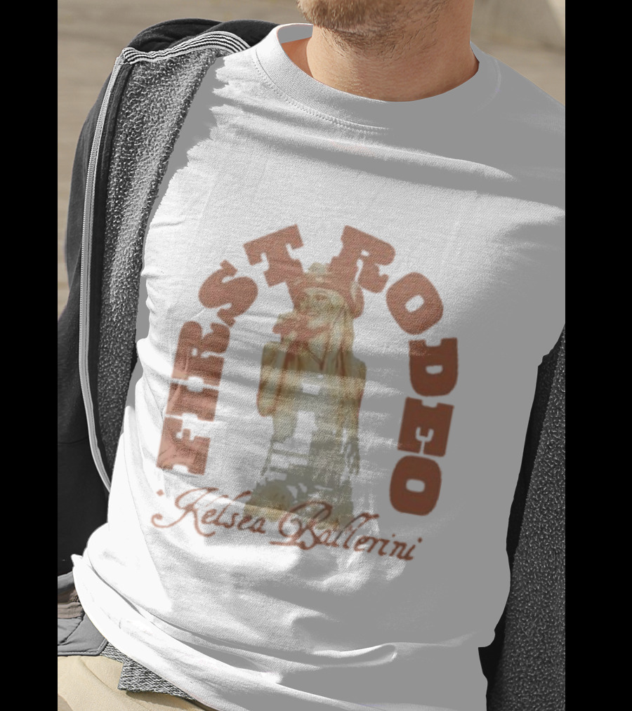 Kelsea Ballerini First Rodeo Cowgirl Hat Microphone T-Shirt