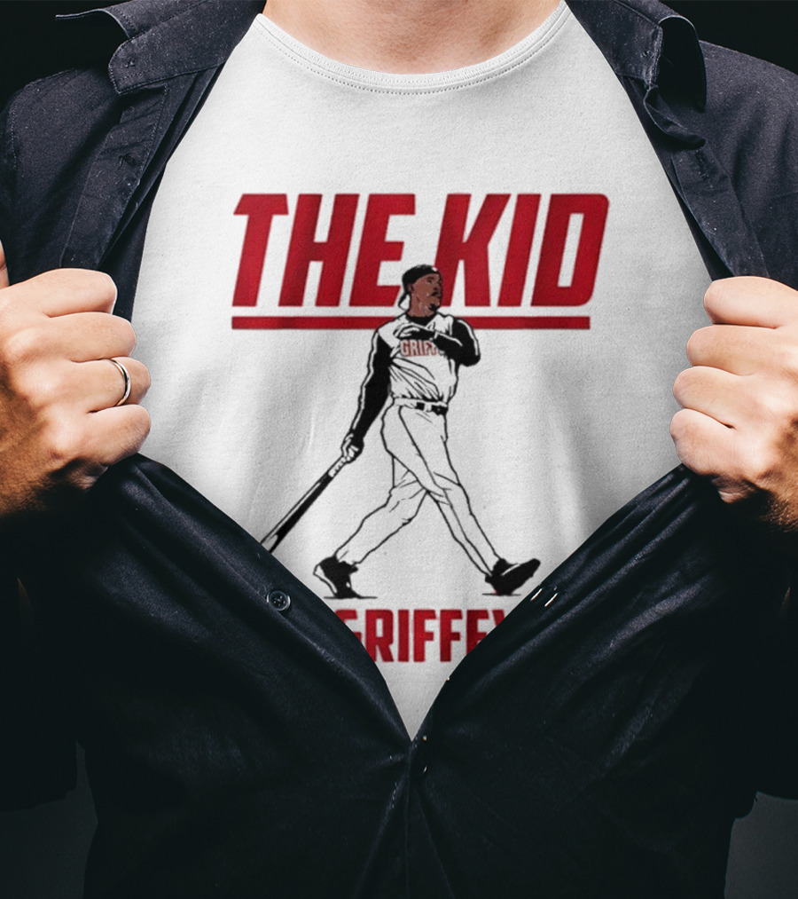 Ken Griffey Jr Cincinnati The Kid Baseball Legend T-Shirt