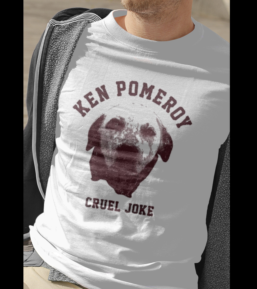 Ken Pomeroy Cruel Joke Dog Face Design T-Shirt