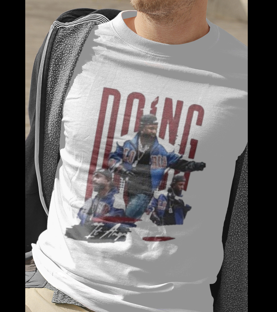 Kendrick Lamar Doing It Anyway Hey Drake Blue Jacket T-Shirt