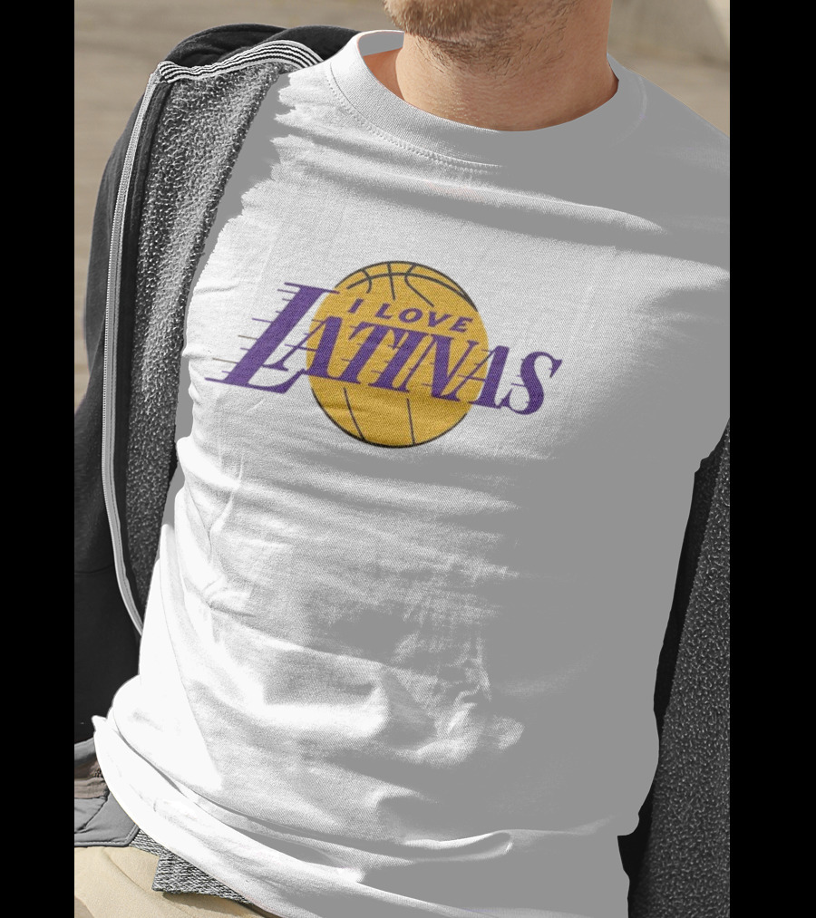 LA Basketball I Love Latinas T-Shirt