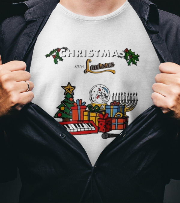 Lawrence Christmas Gifts And Tree 2024 T-Shirt