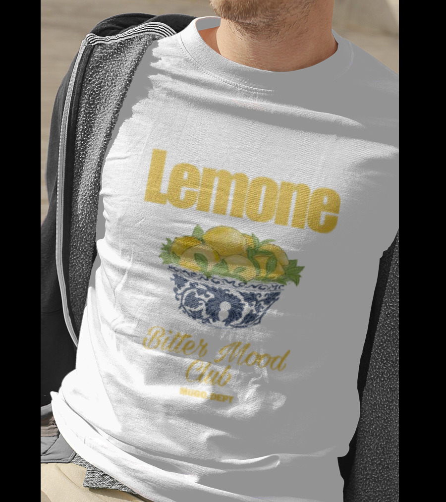 Lemone Bitter Mood Club O Dept Lemons In Bowl T-Shirt