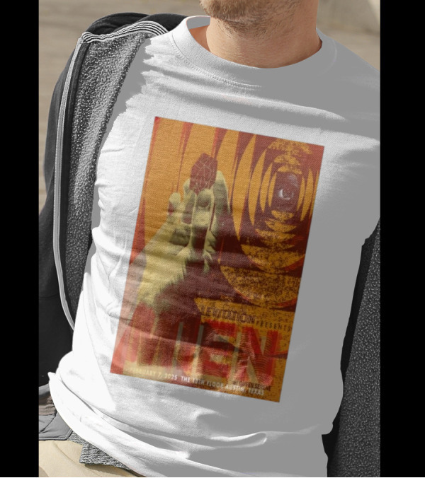 Levitation Presents Mien February 7 2025 The 13th Floor Austin Texas With Queen Serene T-Shirt