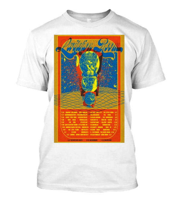 Levitation Room The Murlocs East & West Coast Tour 2025 Dates And Cities T-Shirt