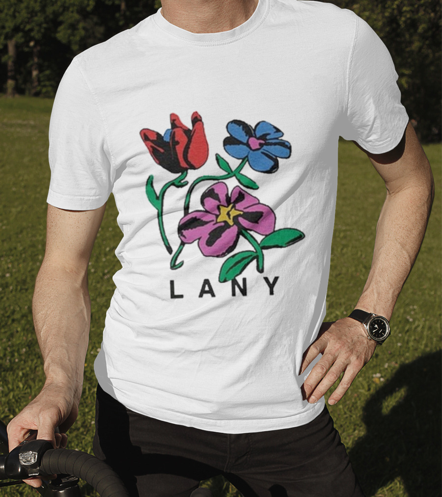 Lany ILYSB Colorful Flowers Artwork T-Shirt