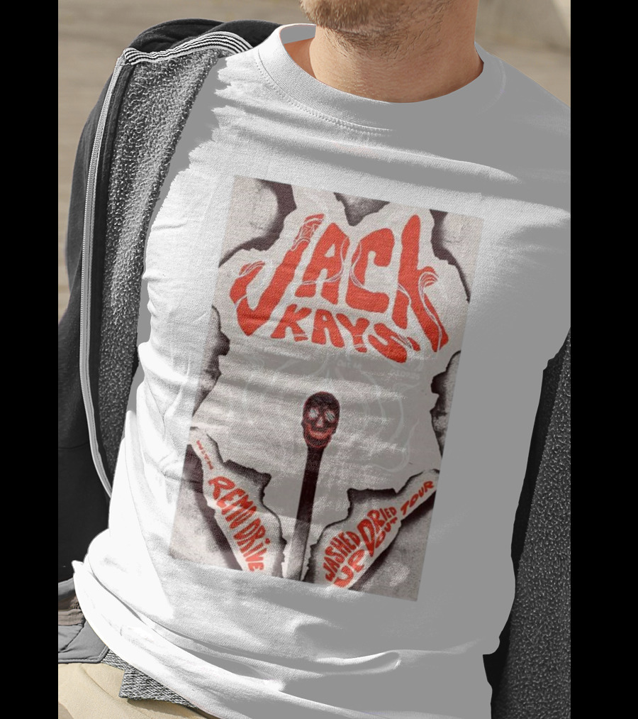Jack Kays March 9 2025 St. Andrew’s Hall Detroit Featuring Remo Drive Washed Up Dried Up Tour T-Shirt