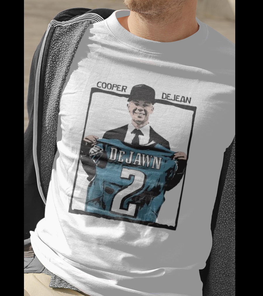 "Cooper DeJean DeJawn Philadelphia Eagles Dark Horse 2" T-Shirt