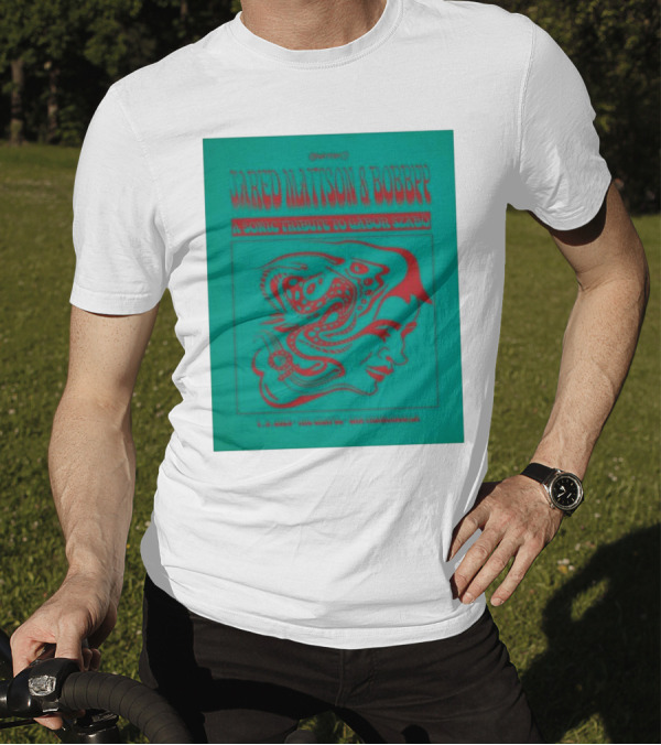 Jared Mattson & Bobbyy A Sonic Tribute To Gabor Szabo Apr 9 2025 The Chapel San Francisco CA T-Shirt