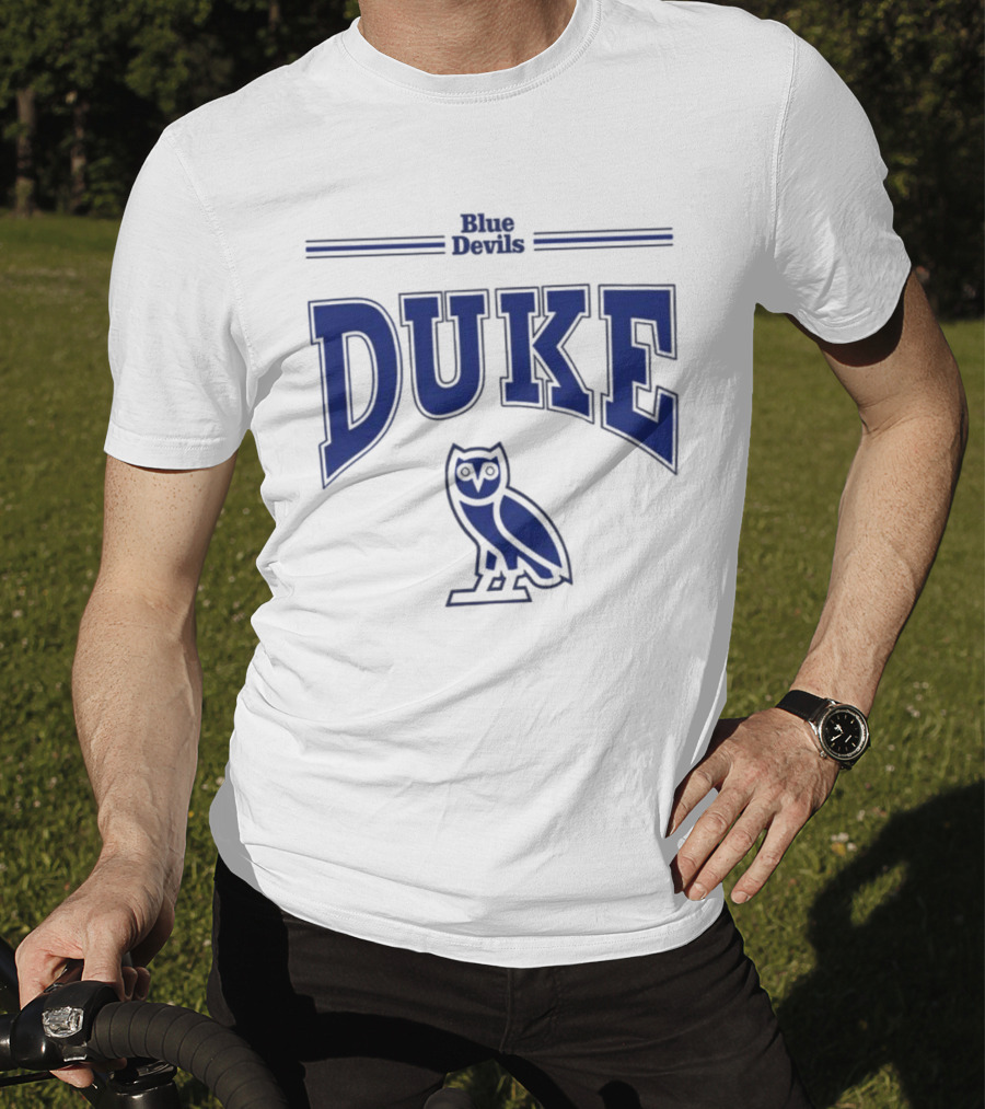Jayson Tatum Ovo Duke Blue Devils Owl T-Shirt