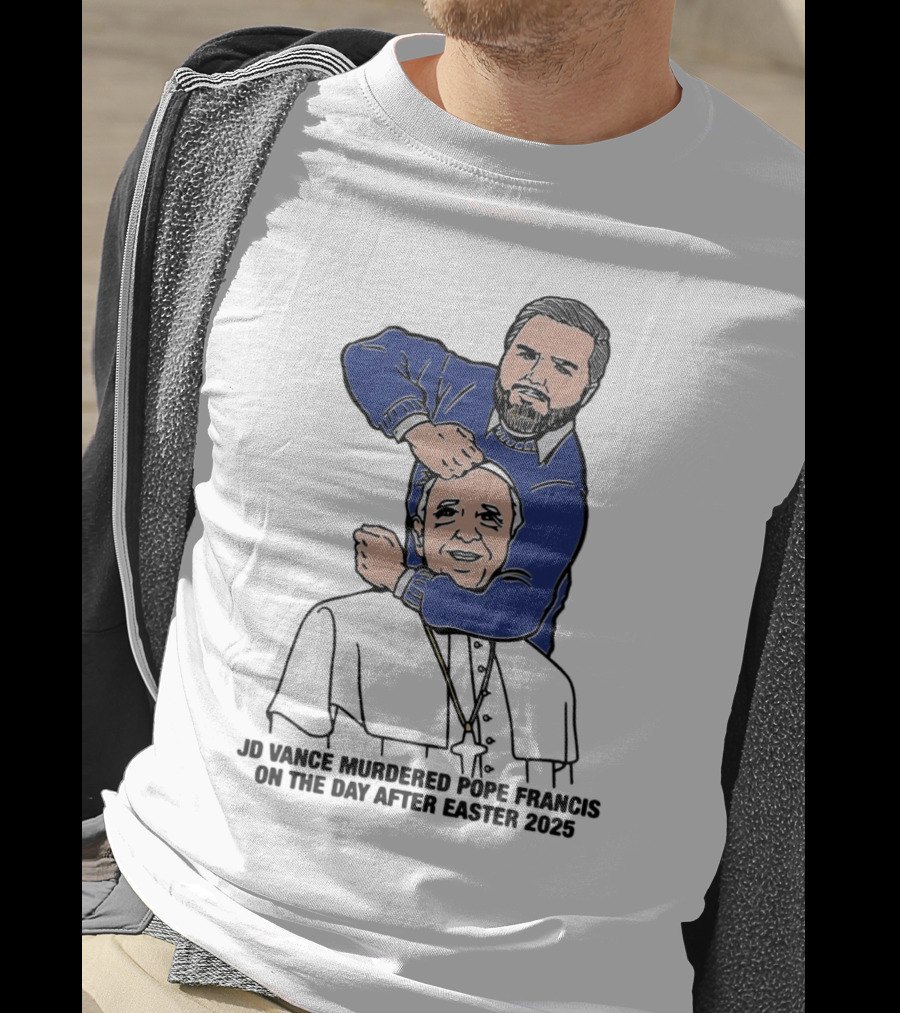 JD Vance And Pope Francis Day After Easter 2025 T-Shirt