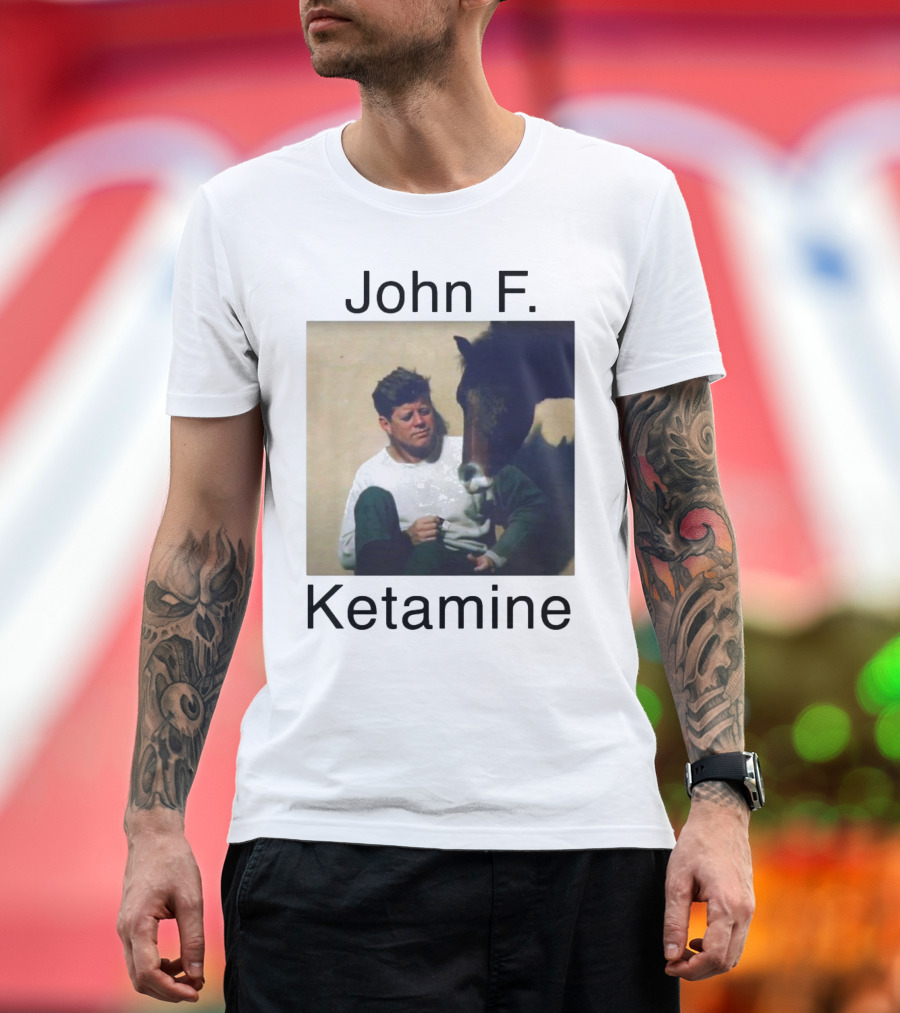 John F. Ketamine Horseman Interaction T-Shirt