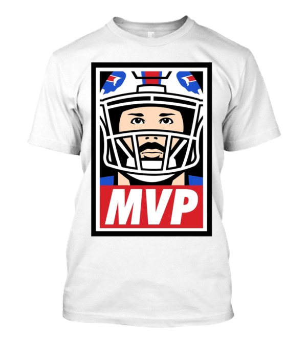 Josh Allen MVP Helmet Graphic 2024 T-Shirt