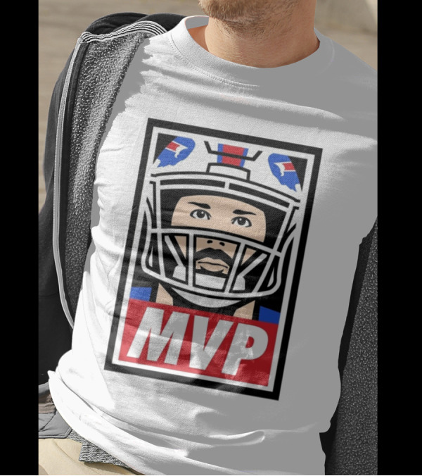 Josh Allen MVP Helmet Graphic 2024 T-Shirt
