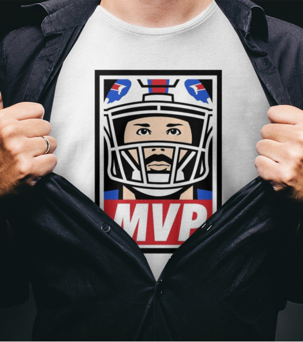 Josh Allen MVP Helmet Graphic 2024 T-Shirt