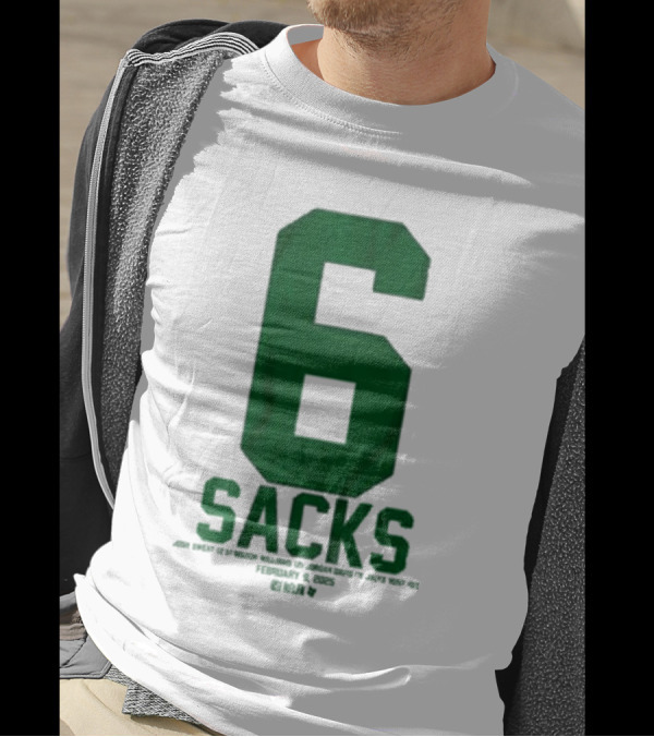 Josh Sweat Milton Williams Jordan Davis Jalyx Hunt 6 Sacks T-Shirt