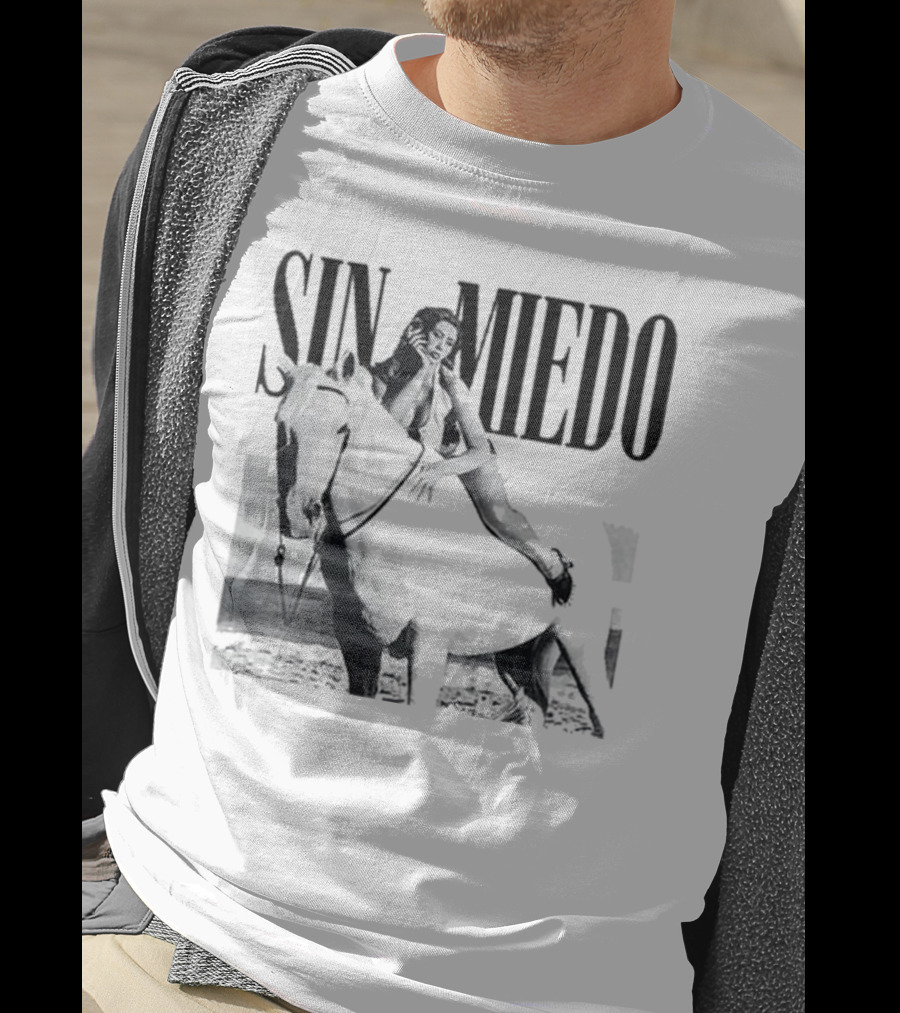 Kali Uchis Sin Miedo Equestrian Horseback Riding Vintage Style T-Shirt