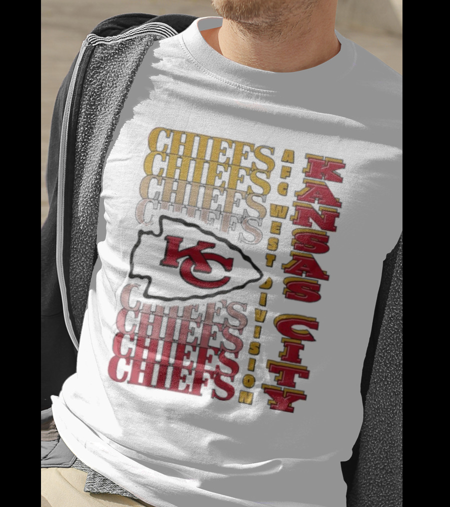 Kansas City Chiefs AFC West Division Kansas City Chiefs Logo KC Chiefs T-Shirt